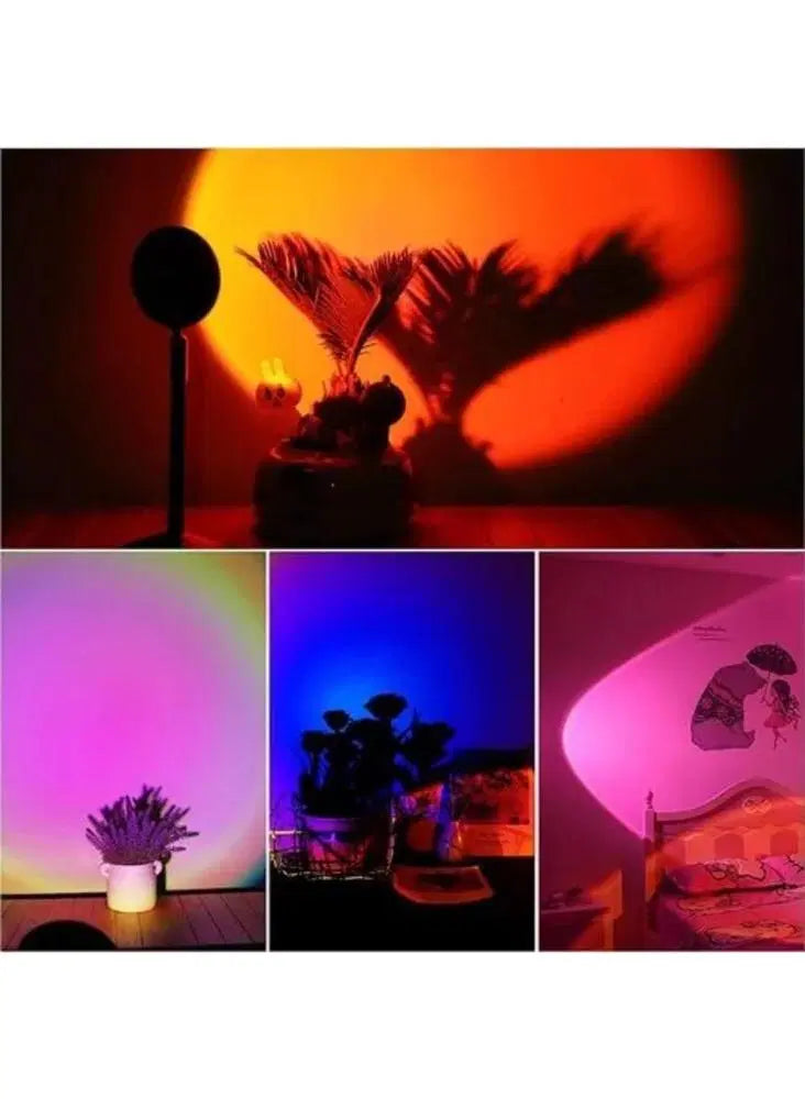 16-Color RGB Sunset Projection Lamp – Create a Magical Ambiance in Any Room