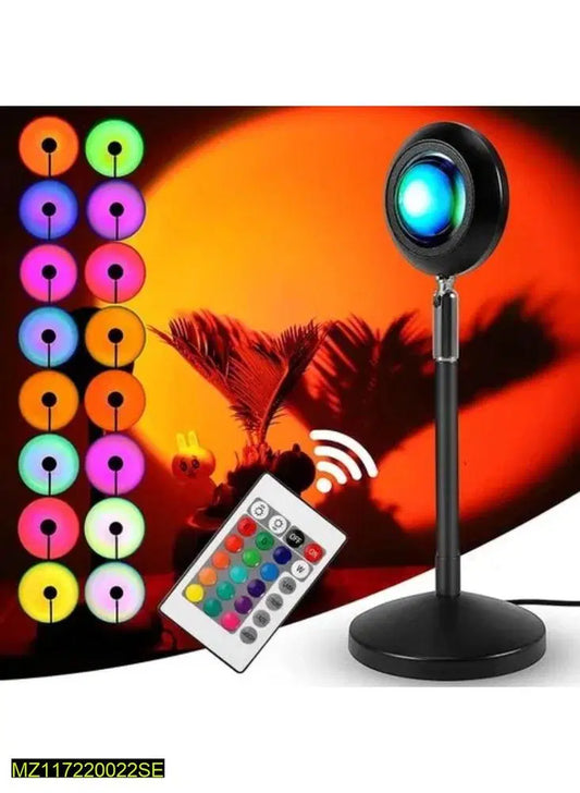 16-Color RGB Sunset Projection Lamp – Create a Magical Ambiance in Any Room