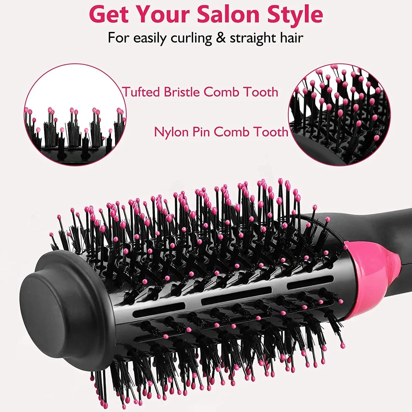 3-in-1 One Step Hot Air Brush – Dry, Style & Volumize in Minutes!