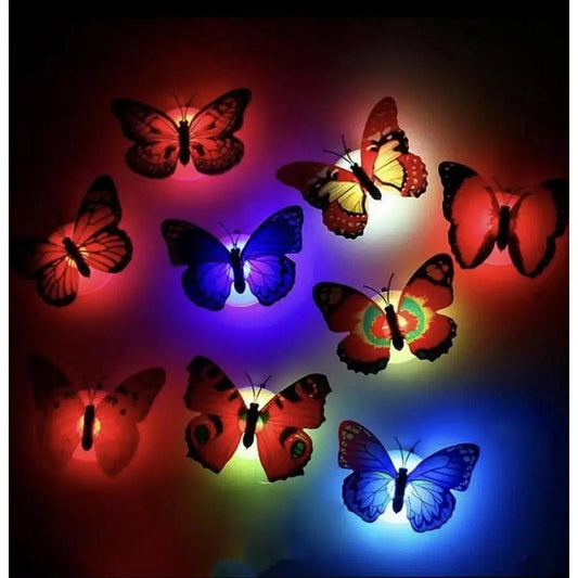 LED Butterfly Night Light Set – 6 Pcs for a Magical Glow