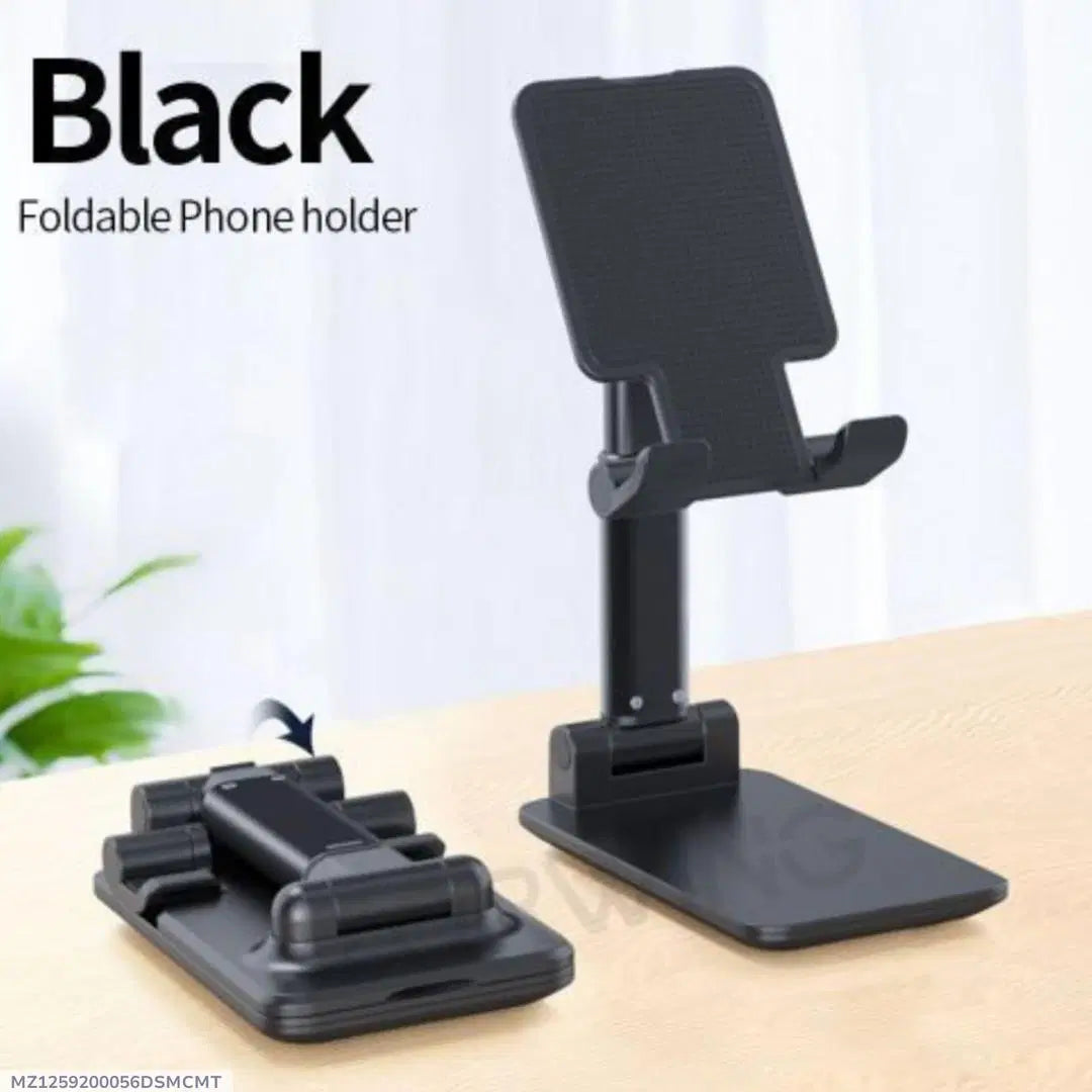 Premium Black Mobile Stand – Sleek, Sturdy & Perfect for Any Setup