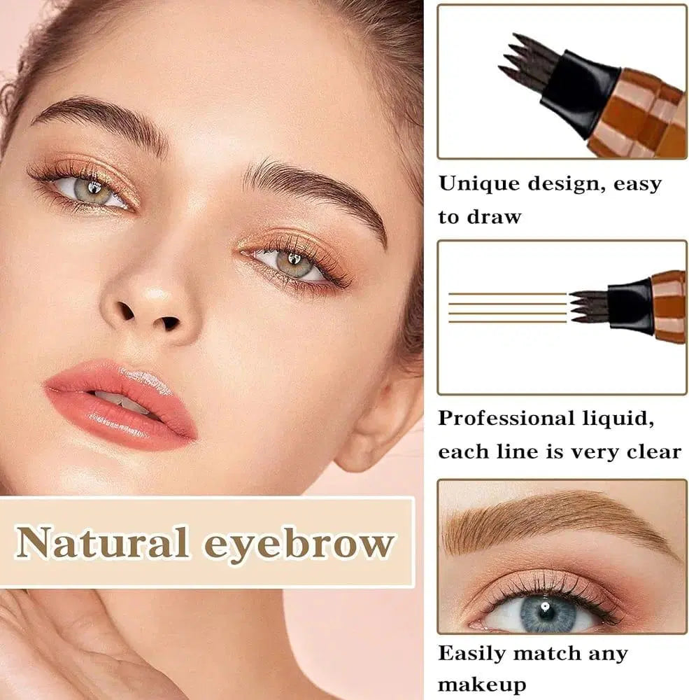 Waterproof Eyebrow Pencil - 1 Pc Smudge Proof and Smooth Finish